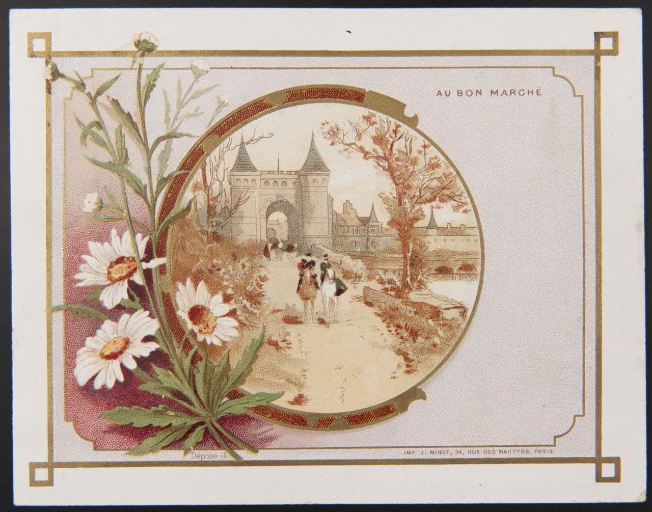 Vallet-Minot et Cie carte réclame chromo Paris 1900-1914 1995.1.2165.1 Photo