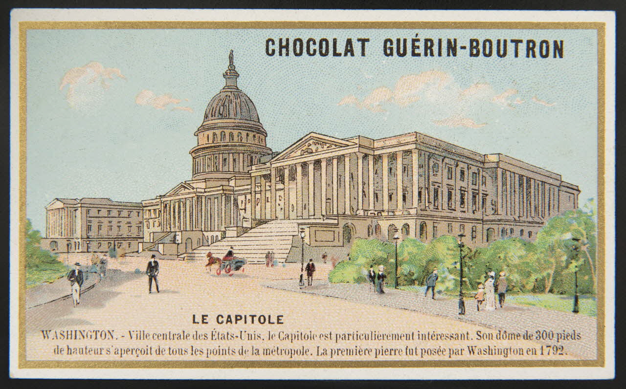 Vallet-Minot et Cie carte réclame chromo Paris 1900 1995.1.2169.12 Photo