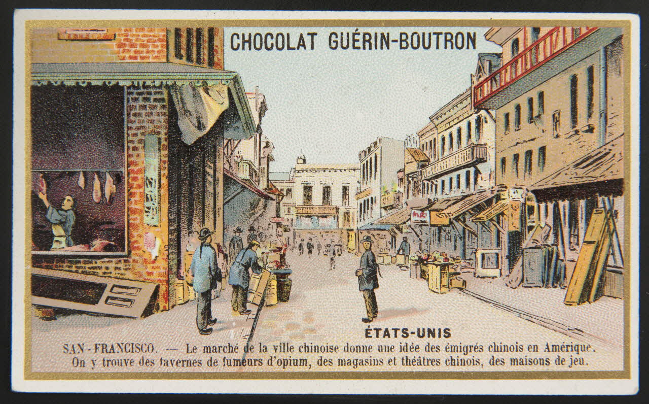 Vallet-Minot et Cie carte réclame chromo Paris 1900 1995.1.2169.28 Photo