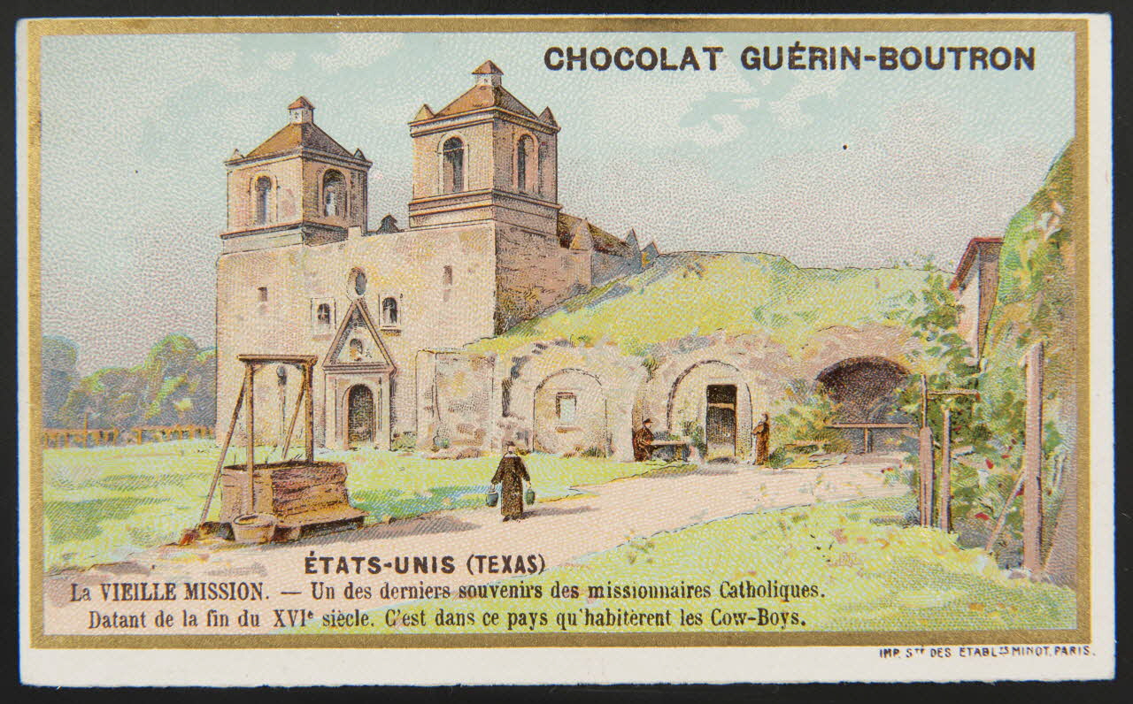 Vallet-Minot et Cie carte réclame chromo Paris 1900 1995.1.2169.29 Photo