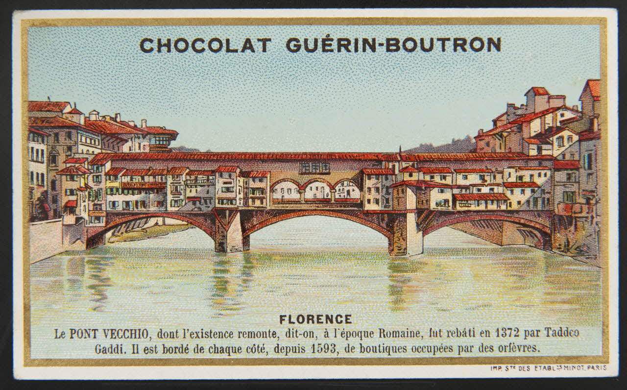 Vallet-Minot et Cie carte réclame chromo Paris 1900 1995.1.2169.31 Photo