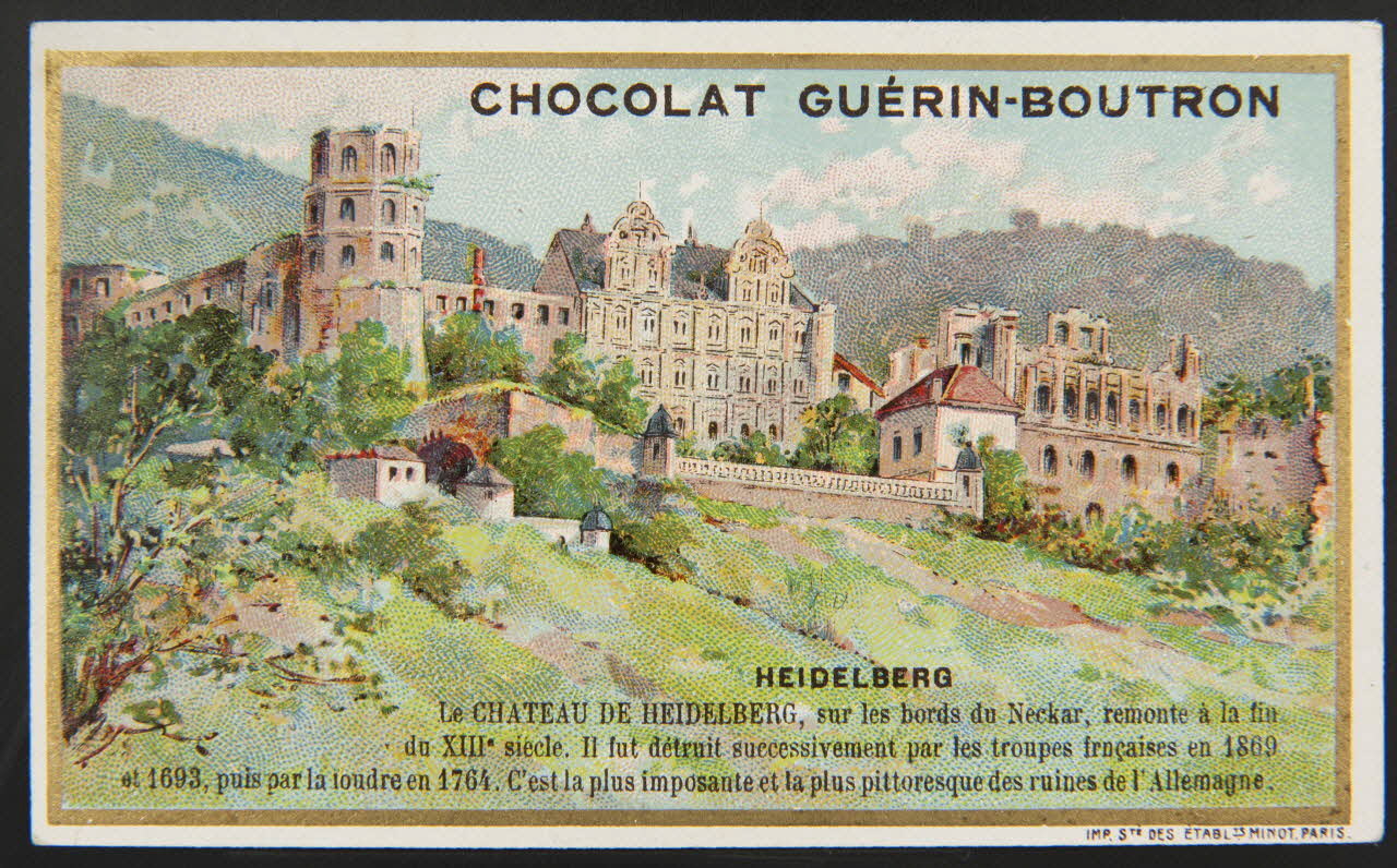 Vallet-Minot et Cie carte réclame chromo Paris 1900 1995.1.2169.32 Photo