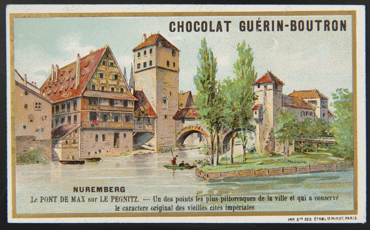 Vallet-Minot et Cie carte réclame chromo Paris 1900 1995.1.2169.55 Photo