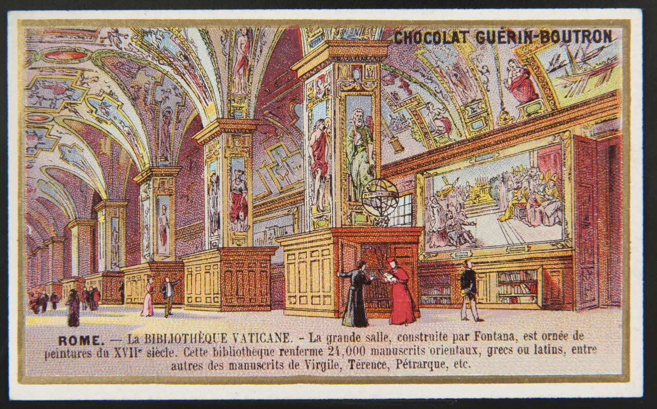 Vallet-Minot et Cie carte réclame chromo Paris 1900 1995.1.2169.60 Photo