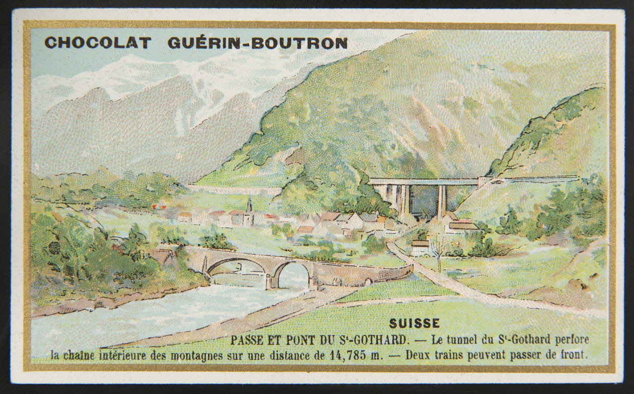 Vallet-Minot et Cie carte réclame chromo Paris 1900 1995.1.2169.66 Photo