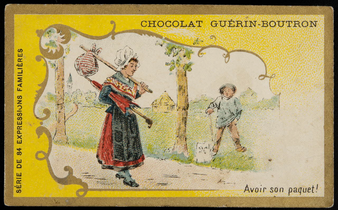 Herold; carte réclame chromo Paris 1895-1914 1995.1.224.6 Photo