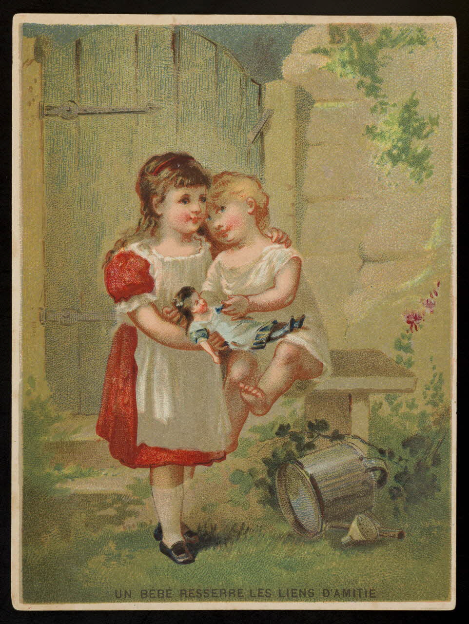 P. Aubry carte réclame chromo Paris 1876-1878 1995.1.2250.1 Photo