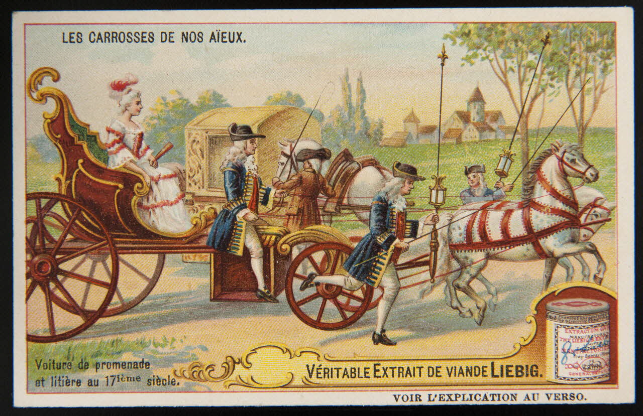 Liebig carte réclame chromo Paris 1909 1995.1.2275.1 Photo