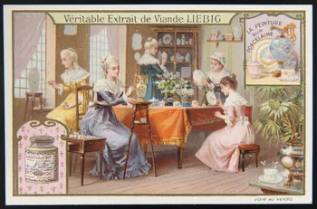 Liebig carte réclame chromo Paris 1908 1995.1.2276.3  Photo
