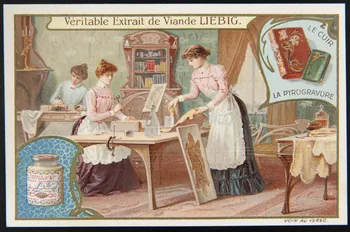 Liebig carte réclame chromo Paris 1908 1995.1.2276.5  Photo