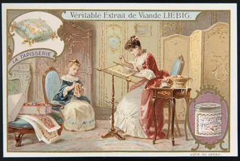 Liebig carte réclame chromo Paris 1908 1995.1.2276.6  Photo