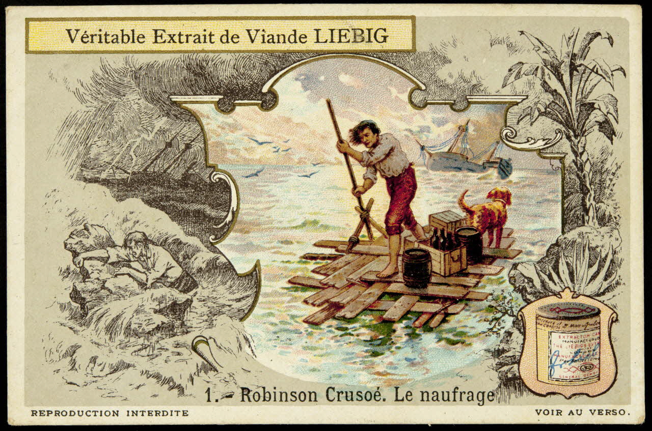 Liebig carte réclame chromo Paris 1913 1995.1.2277.1 Photo