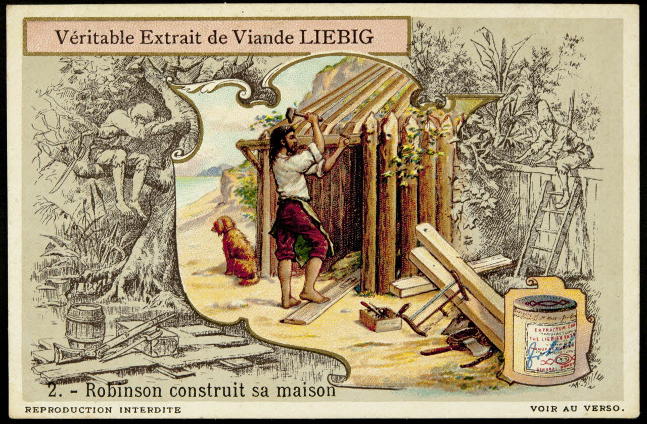 Liebig carte réclame chromo Paris 1913 1995.1.2277.2 Photo