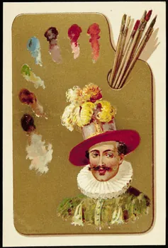 D. Hutinet carte réclame chromo Paris 1880-1890 1995.1.228.1 Photo