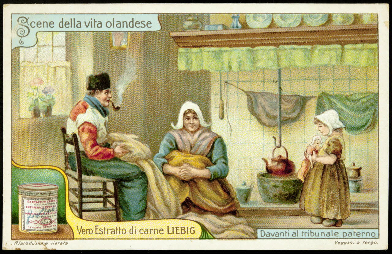 Liebig carte réclame chromo Paris 1913 1995.1.2280.3 Photo
