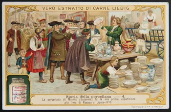 Liebig carte réclame chromo Paris 1910 1995.1.2284.4 Photo