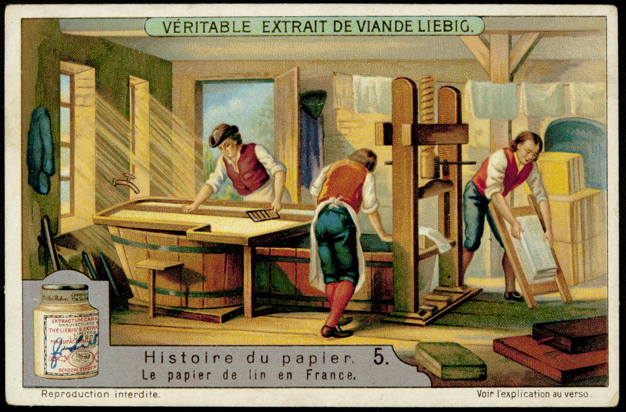 Liebig carte réclame chromo Paris 1913 1995.1.2286.5 Photo