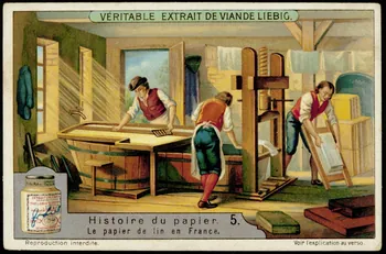 Liebig carte réclame chromo Paris 1913 1995.1.2286.5 Photo