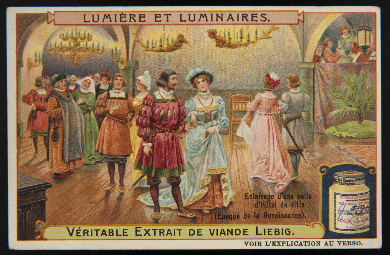 Liebig carte réclame chromo Paris 1909 1995.1.2288.4 Photo