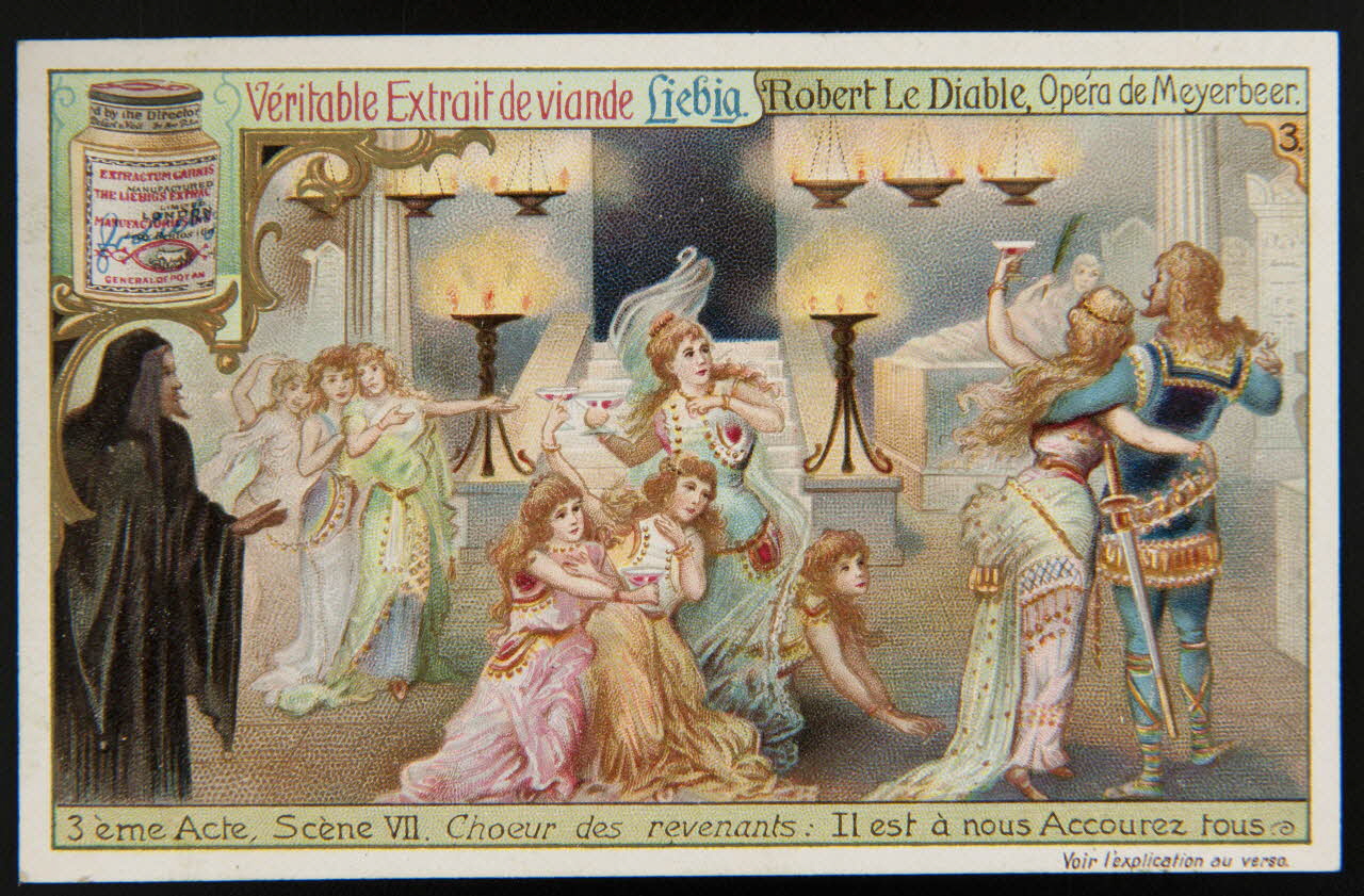 Liebig carte réclame chromo Paris 1909 1995.1.2289.3 Photo Mucem