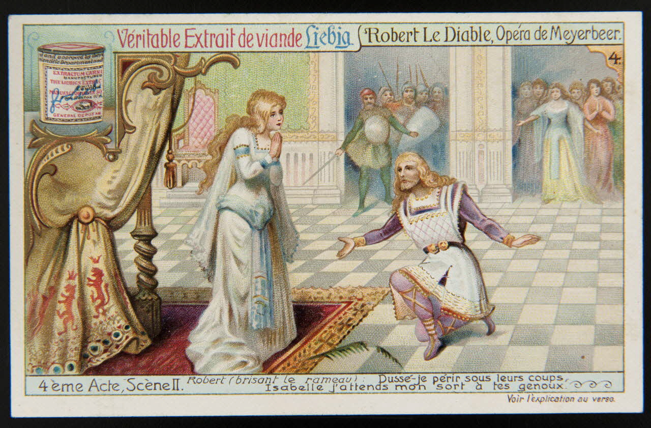Liebig carte réclame chromo Paris 1909 1995.1.2289.4 Photo Mucem