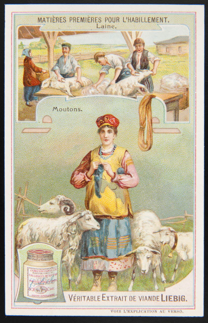 Liebig carte réclame chromo Paris 1907 1995.1.2291.6 Photo