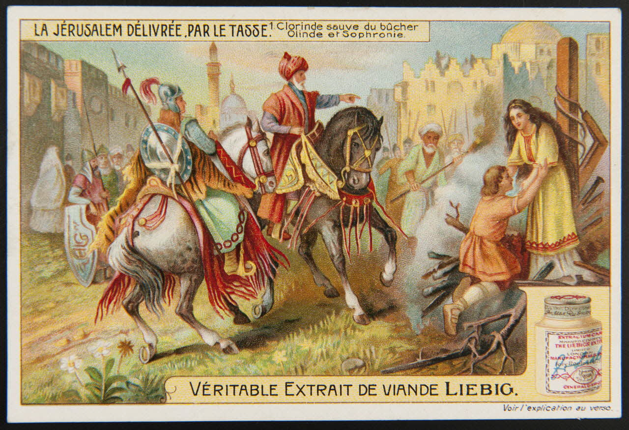 Liebig carte réclame chromo Paris 1910 1995.1.2292.1 Photo