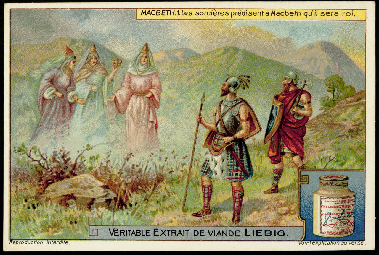 Liebig carte réclame chromo Paris 1912 1995.1.2294.1 Photo