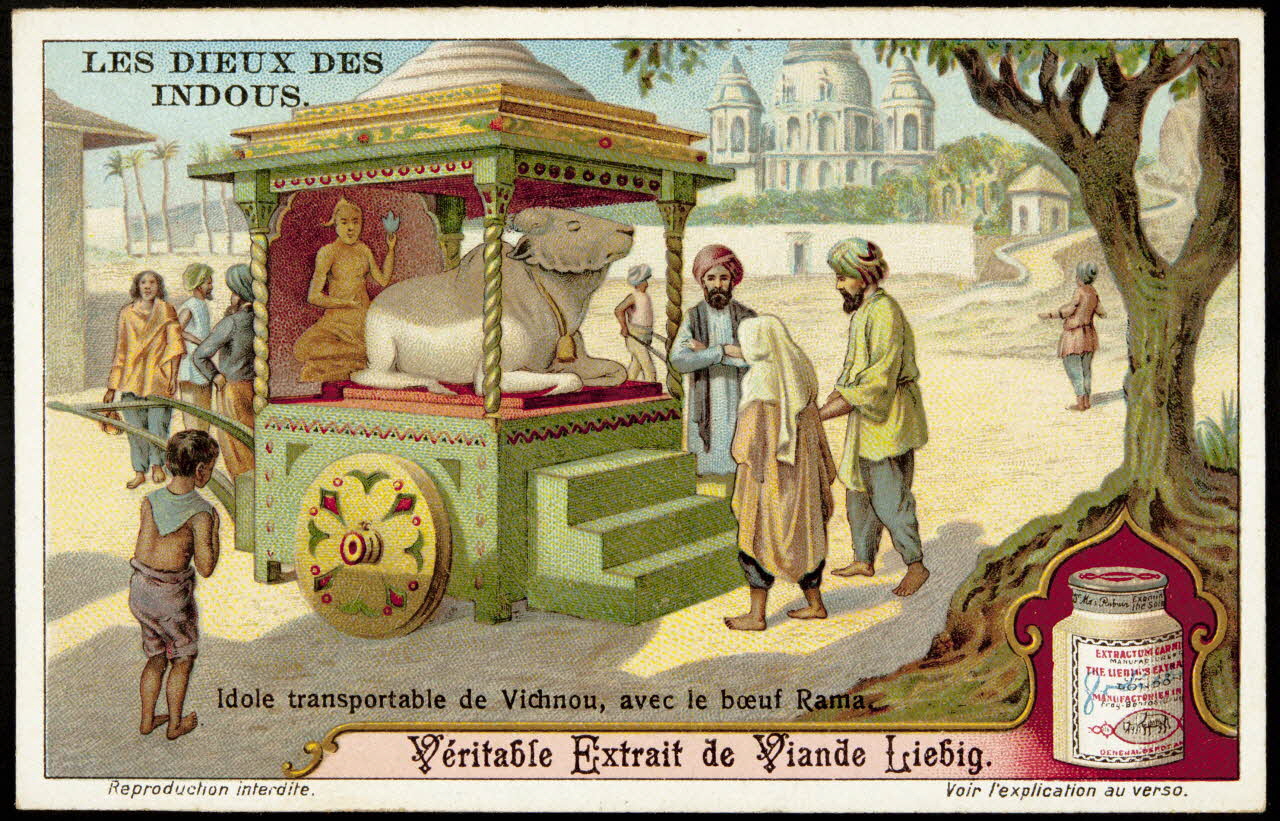 Liebig carte réclame chromo Paris 1912 1995.1.2299.3 Photo