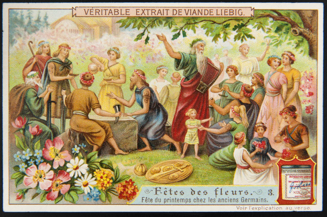 Liebig carte réclame chromo Paris 1908 1995.1.2301.3 Photo