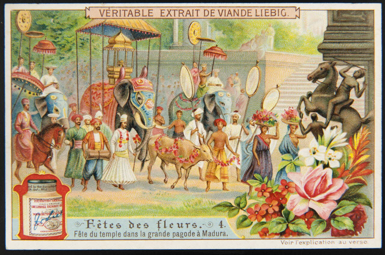 Liebig carte réclame chromo Paris 1908 1995.1.2301.4 Photo