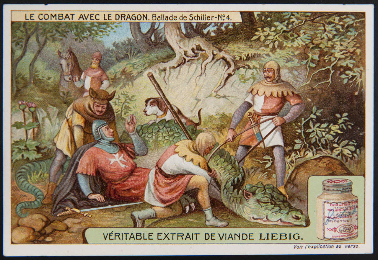 Liebig carte réclame chromo Paris 1910 1995.1.2302.4 Photo
