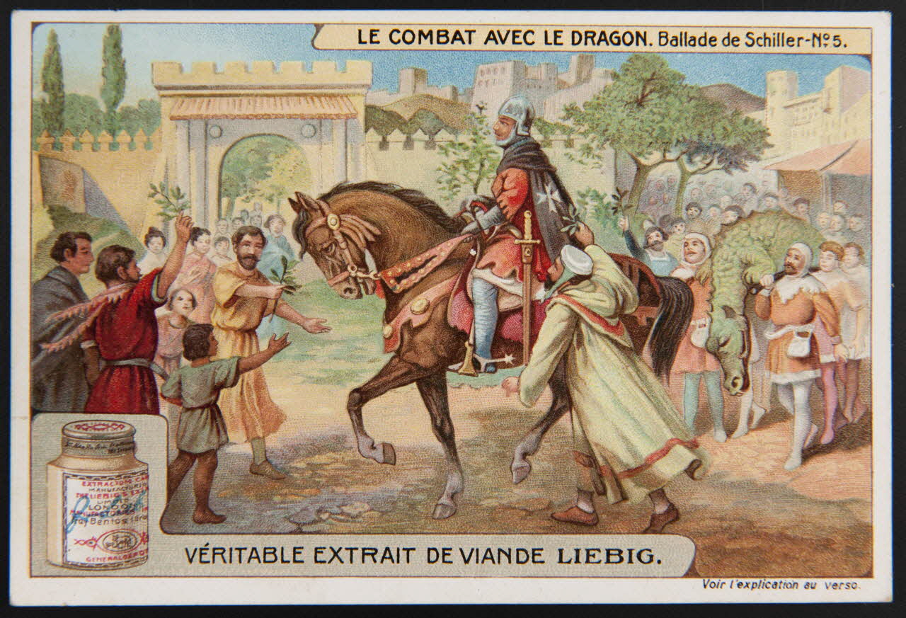 Liebig carte réclame chromo Paris 1910 1995.1.2302.5 Photo