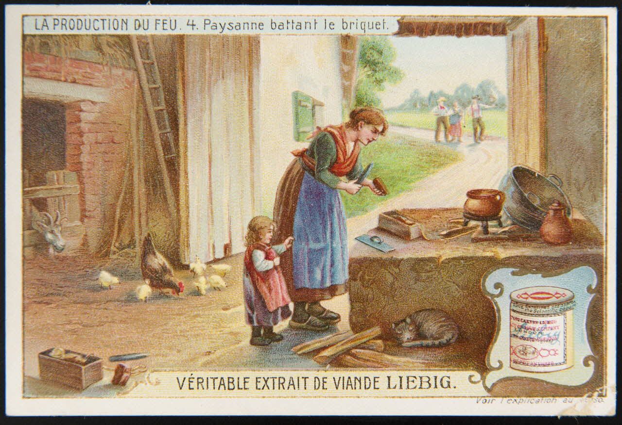 Liebig carte réclame chromo Paris 1908 1995.1.2305.4 Photo