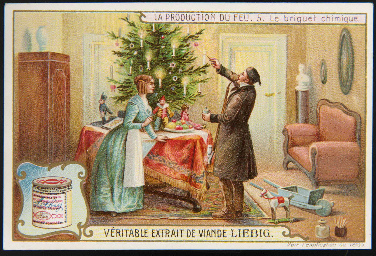 Liebig carte réclame chromo Paris 1908 1995.1.2305.5 Photo