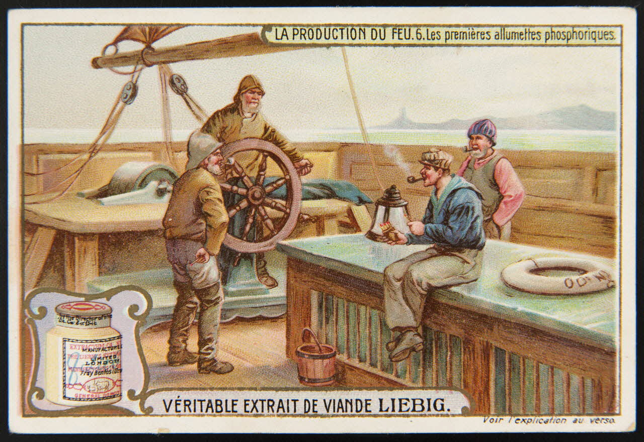 Liebig carte réclame chromo Paris 1908 1995.1.2305.6 Photo
