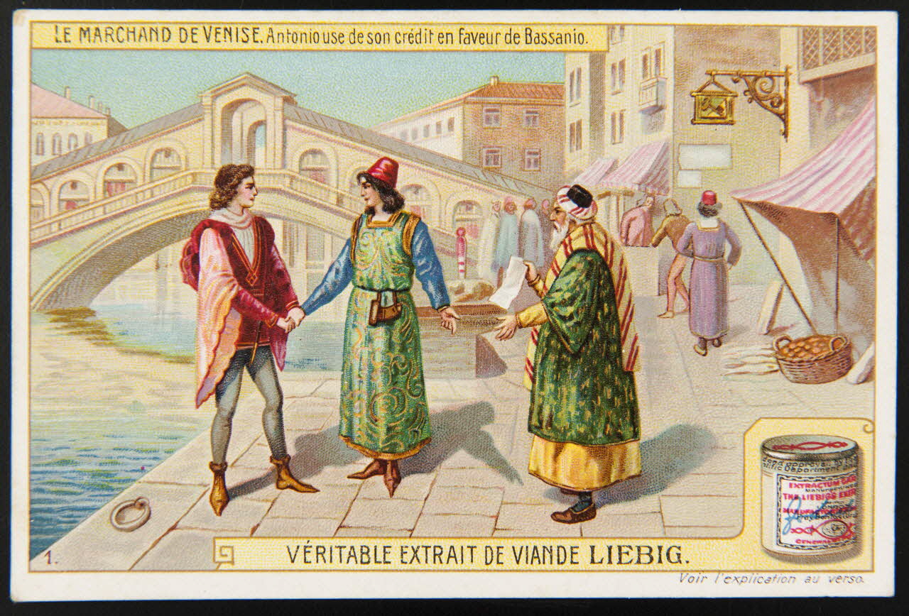 Liebig carte réclame chromo Paris 1908 1995.1.2309.1 Photo