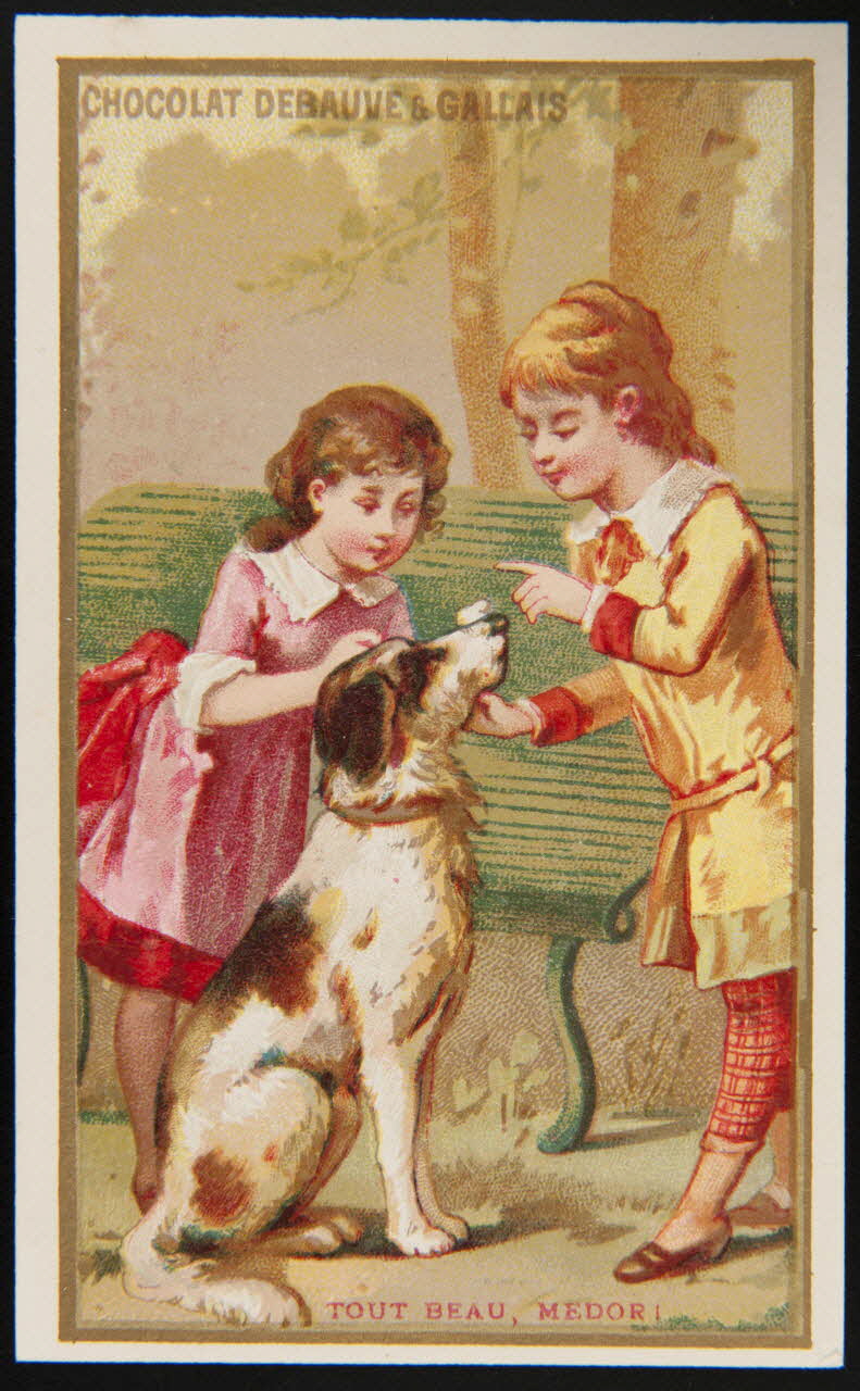 Jehenne carte réclame chromo Paris 1886-1889 1995.1.235.6 Photo