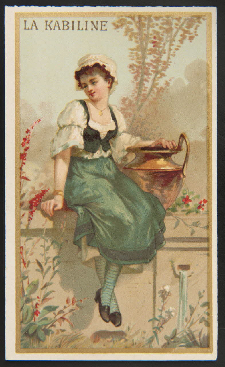 Jehenne carte réclame chromo Paris 1886-1889 1995.1.238.3 Photo