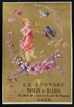 Imprimerie H. Laas carte réclame chromo Paris 1878-1900 1995.1.247.3 Photo