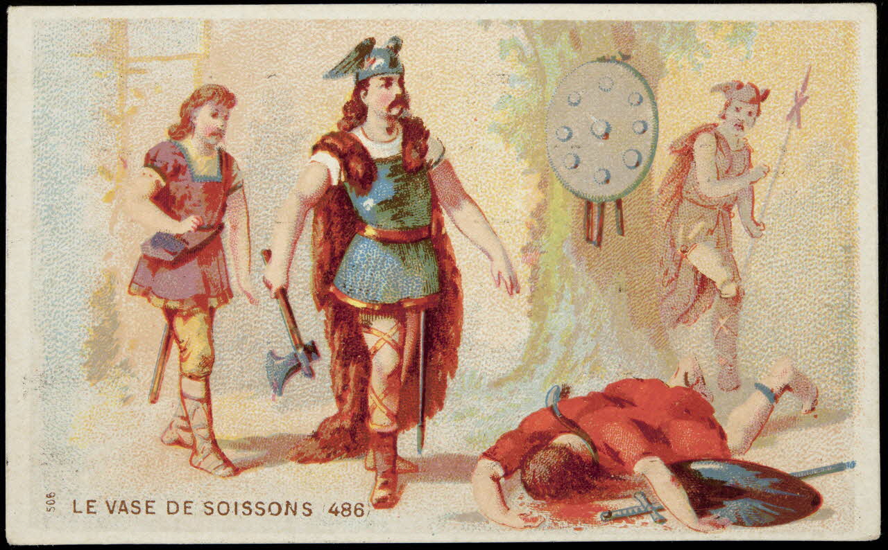 Imprimerie H. Laas carte réclame chromo Paris 1878-1900 1995.1.250.1 Photo