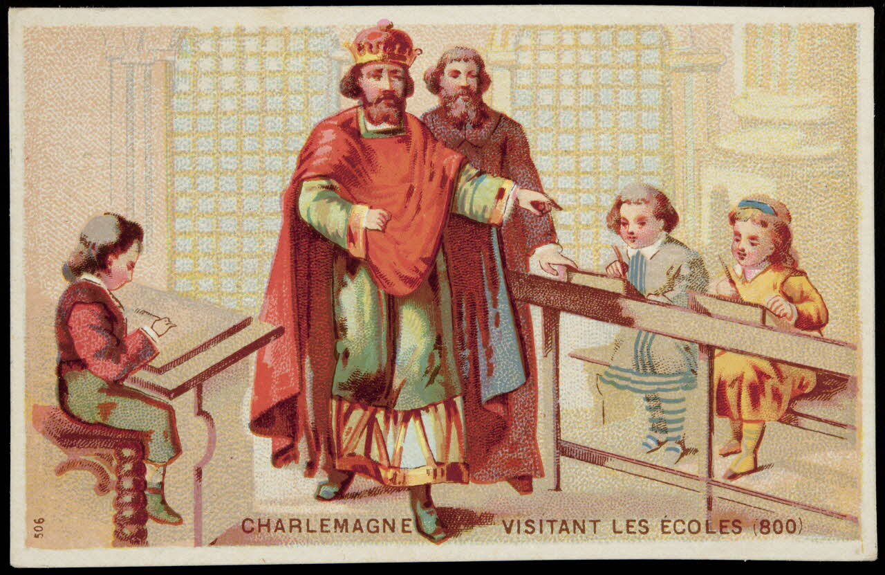 Imprimerie H. Laas carte réclame chromo Paris 1878-1900 1995.1.250.2 Photo