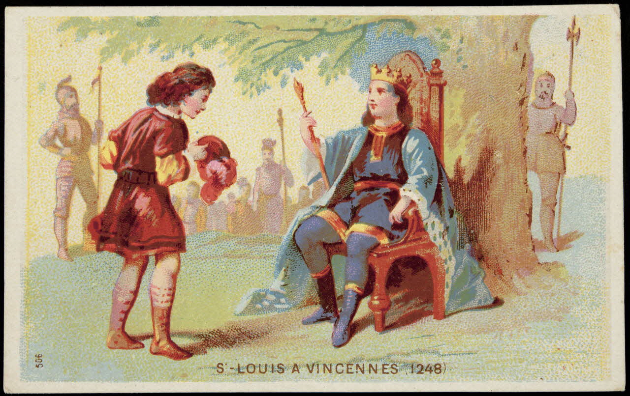 Imprimerie H. Laas carte réclame chromo Paris 1878-1900 1995.1.250.3 Photo