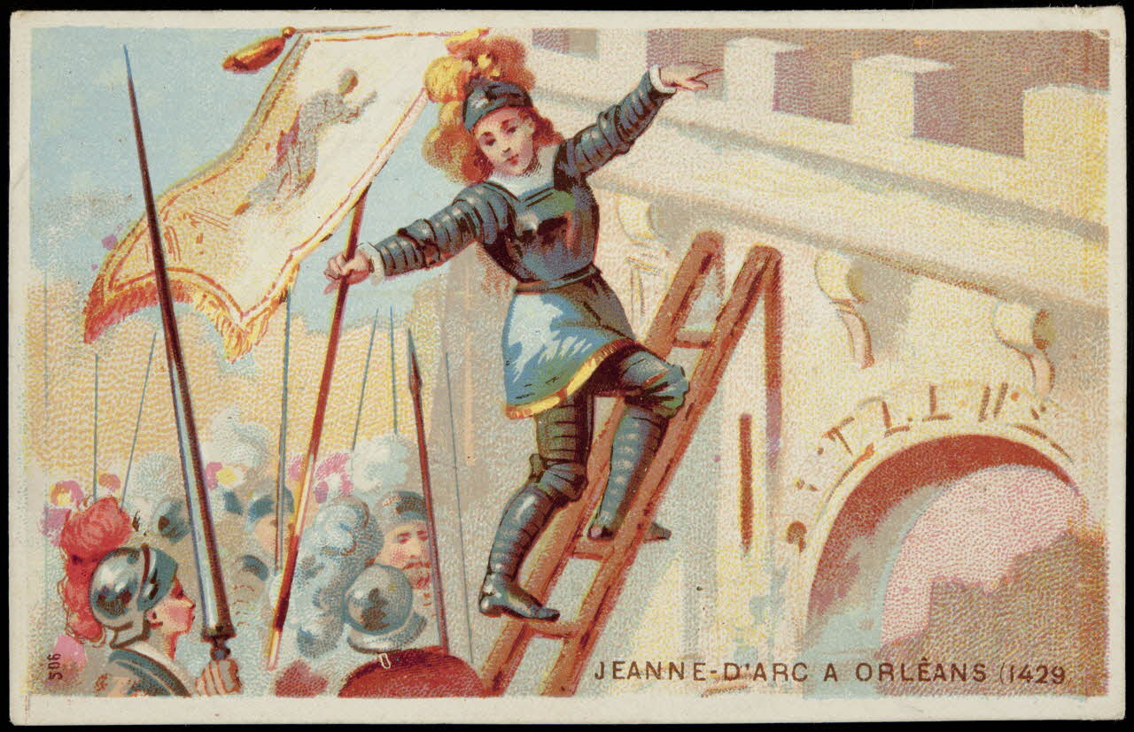Imprimerie H. Laas carte réclame chromo Paris 1878-1900 1995.1.250.4 Photo