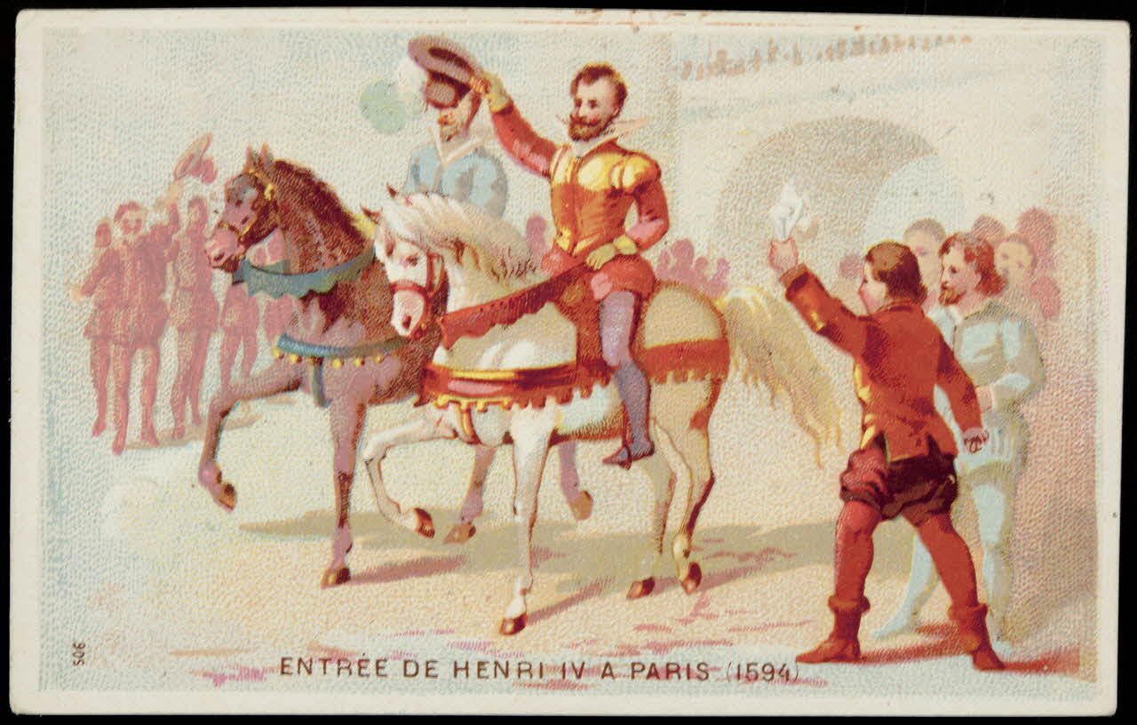 Imprimerie H. Laas carte réclame chromo Paris 1878-1900 1995.1.250.6 Photo