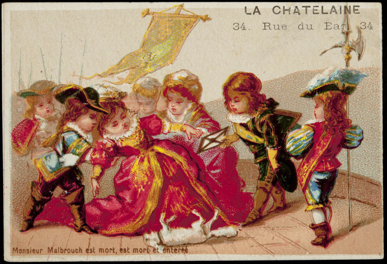Imprimerie H. Laas carte réclame chromo Paris 1878-1900 1995.1.251.3 Photo