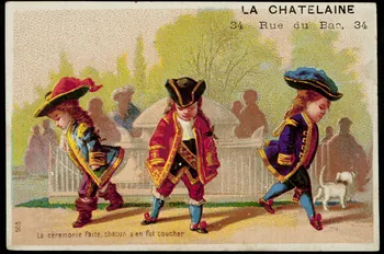 Imprimerie H. Laas carte réclame chromo Paris 1878-1900 1995.1.251.7  Photo