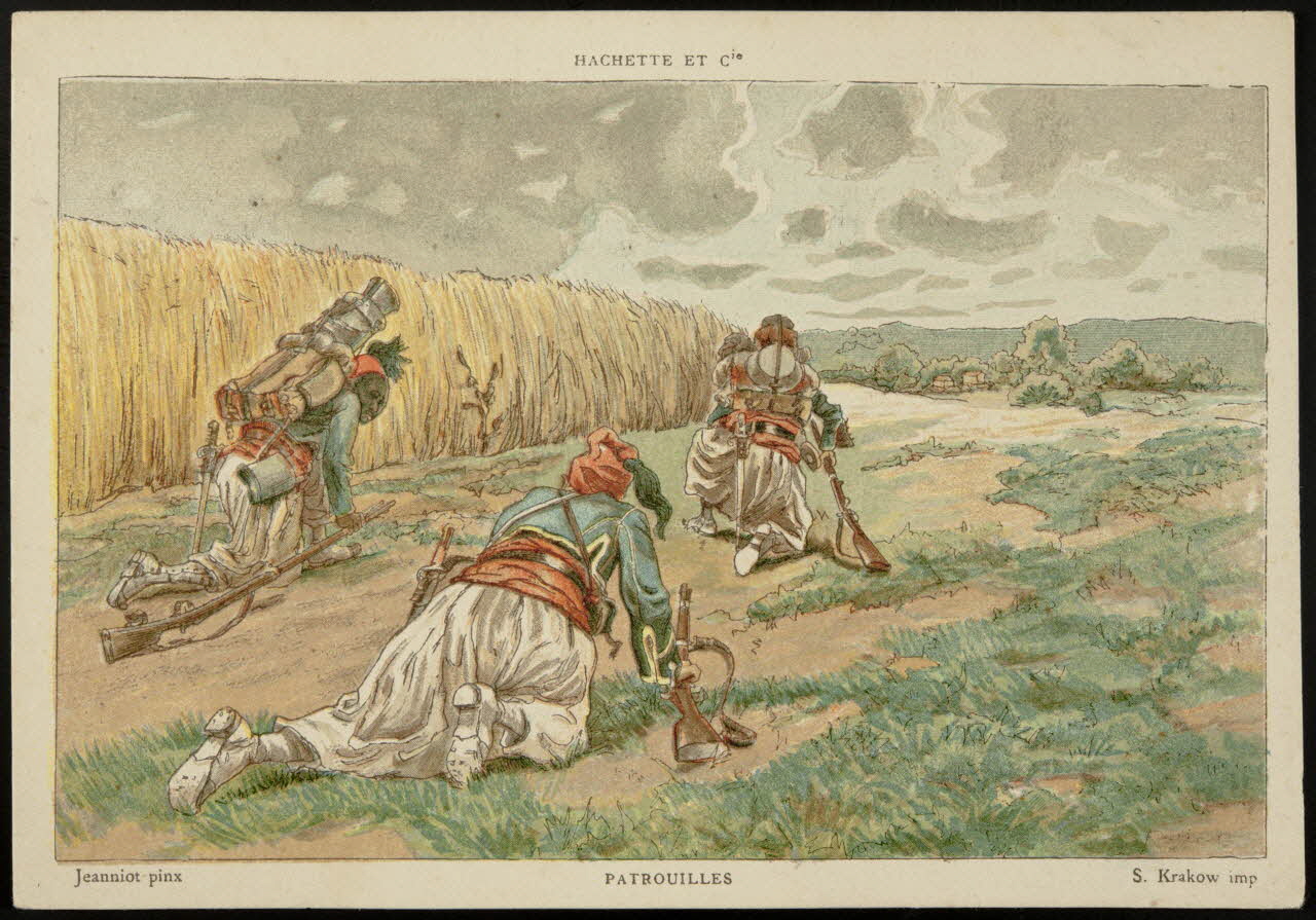 Jeanniot ; Hachette ; Krakow K. carte réclame chromo Paris 1878-1914 1995.1.2560.4 Photo