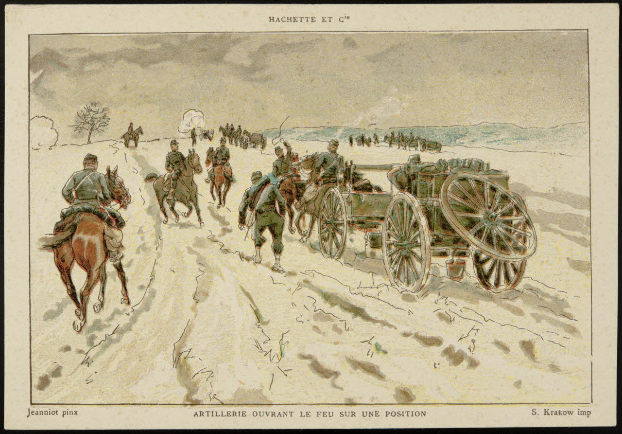 Jeanniot ; Hachette ; Krakow K. carte réclame chromo Paris 1878-1914 1995.1.2560.5 Photo