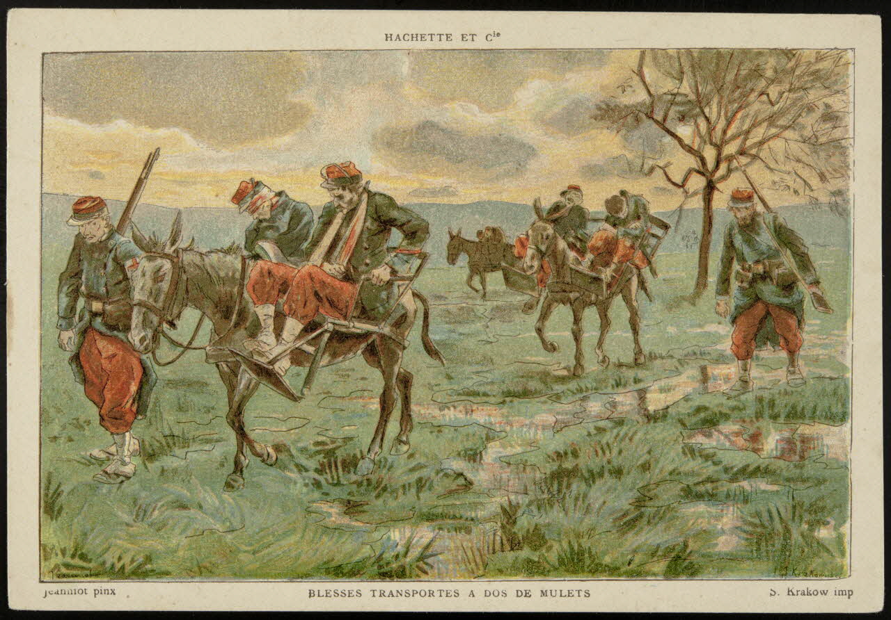 Jeanniot ; Hachette ; Krakow K. carte réclame chromo Paris 1878-1914 1995.1.2560.6 Photo